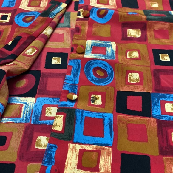 Beautiful vibrant blouse long sleeve - Picture 7 of 7